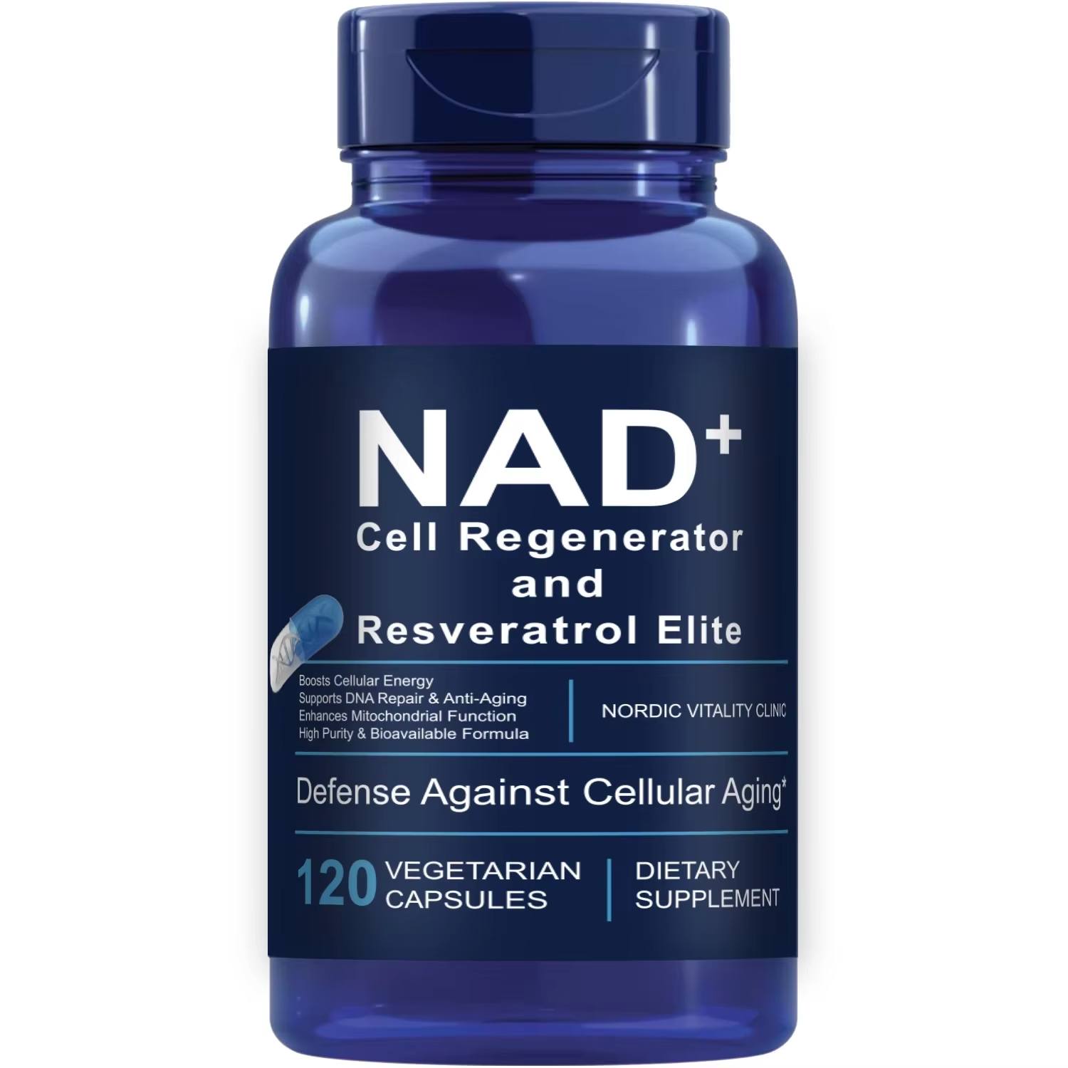 NAD+ Cell Regenerator and Resveratrol Elite